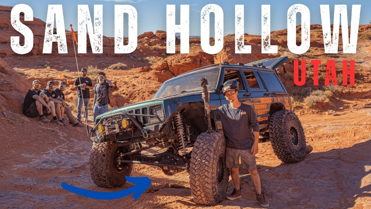 Sand Hollow VS My One Ton Jeep Cherokee XJ!